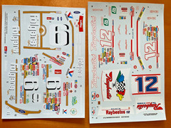 Monogram 1/24 Scale NASCAR STRICKLIN BUICK and MARTIN FORD Decal Sheets