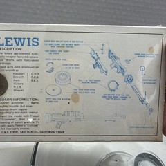 Vintage Lewis 2″ Scale Plastic Model Kit – Machine Gun Kit -New Sealed Package