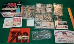 NUMBERED FIRST RUN COA 1955 CHRYSLER 300 Owner & Moebius PRESIDENT Signed KIT