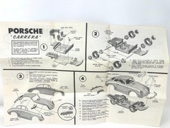 Vintage Aurora Porsche Carrera 1/32 Model Kit No. 539-50 INCOMPLETE Parts Only 1