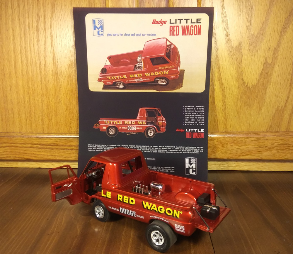 IMC DODGE LITTLE RED WAGON WHEELSTANDER KIT Dealer Sell Sheet Reprint.