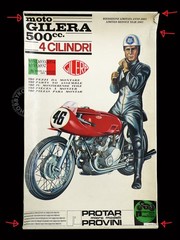 Protar 1/9 Gilera 500cc 4 Cilindri Mod. 11341 Motorcycle Limited Re-Issue 2001
