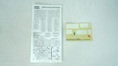 Monogram 1/24 1996 Corvette Grand Sport Partially Built Kit Item 2452 F3-2