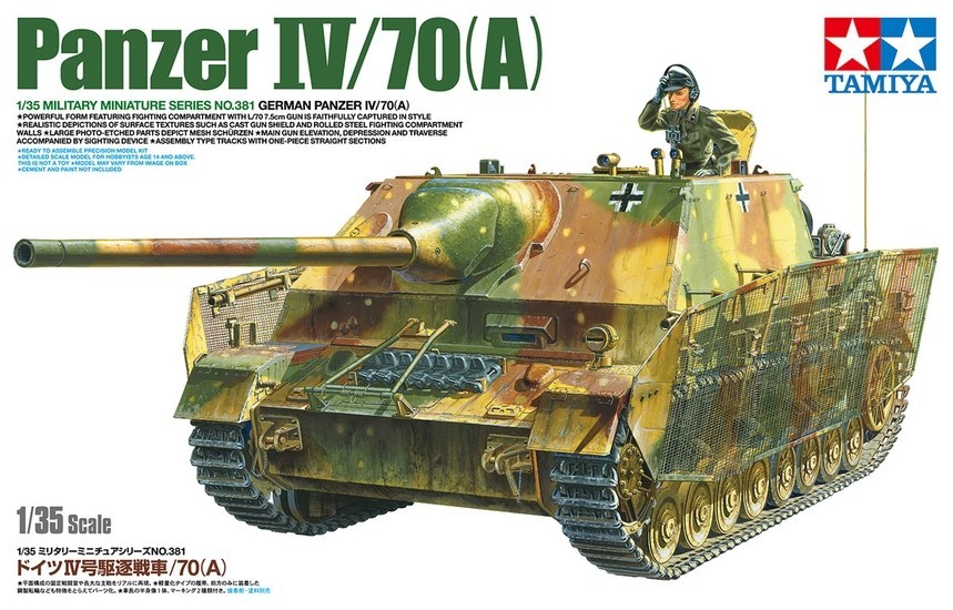 Tamiya 1/35 Panzer IV/70(A) Model Kit #35381