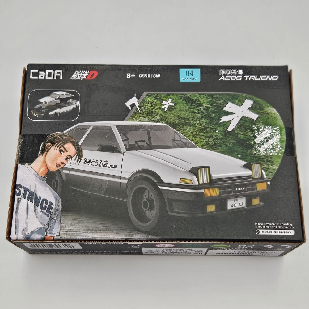 Initial D – Toyota AE86 Trueno Model Kit – Takumi Fujiwara Version – New In Box