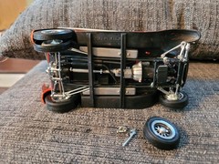 Neat Built up Vintage Lil John Buttera’s 27 T Touring Ford Street Rod Model car