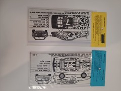 NASCAR Racing 1/24-1/25 Model Car Vtg Decal Sheets Army Navy Marines Lot Of 17