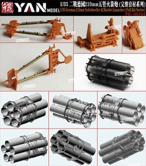 1/35 German Nevelwerfer 42 210mm Rocket Launcher w/HE Canisters PE Detail-up Set