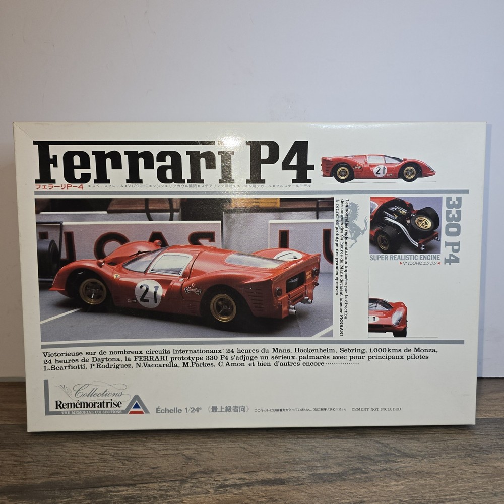 ​Union Model 1/24 Ferrari 330 P4 Collections Rememoratrise Vintage Kit MC14