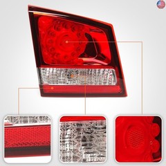 FIONE LED Tail Light Compatible with Dodge Journey 2011-2020 LH Inner LED Type