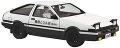 Aoshima Bunka Kyozai 1/24 Initial D Series No.14 Takumi Fujiwara AE86 Trueno wit