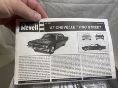 REVELL 67 CHEVELLE PRO STREET “REVELL MUSCLE” Open Box X2
