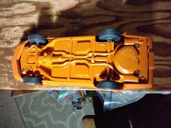 1974 454 Metallic Orange CORVETTE Sting Ray w BOX Promo Dealer CHEVY Model