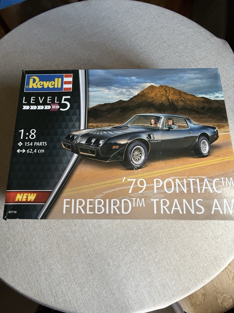 Revell Large 1/8 Scale 79 Pontiac Firebird Trans Am Plastic Model #07710 SEALED