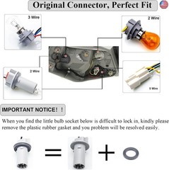92450-3Q000 92450 3q000 Tail Lamp Holder and Wiring with 8 Halogen Bulbs,