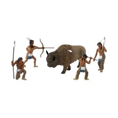 Woodland Scenics Scene-A-Rama Scene Setters Native American Hunters WOOSP4444