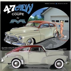 MOEBIUS MODELS 2302 1/25 1946-47or48 CHEVY FLEETMASTER COUPE PRECISION MODEL KIT
