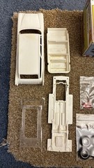JO-HAN USA OLDIES 1/25 ’60 PLYMOUTH STATION WAGON MODEL KIT UNBUILT C-4560 READ
