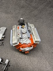 Monogram Iroc-Z Camaro 1/8 Model 2610 COMPLETE Engine V8 Tune Port Injection TPI