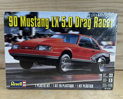 Revell 1990 Ford Mustang LX 5.0 Drag Racer 1:25 Scale Model Car Kit #85-4195 New