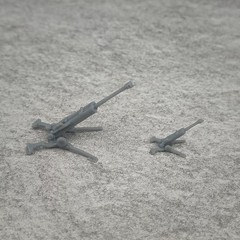 1/350 1/700 M777 Lightweight Towed Howitzer Static Unpainted Model 3d Printed