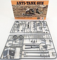 Revell 1/35 German 75MM Anti Tank Gun Model Kit w 3 Crew Members – New