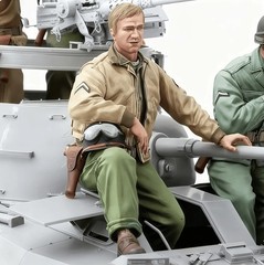 1/16 Resin Model Kit GK, Tank Member Soldier 1 Person, Unpainted