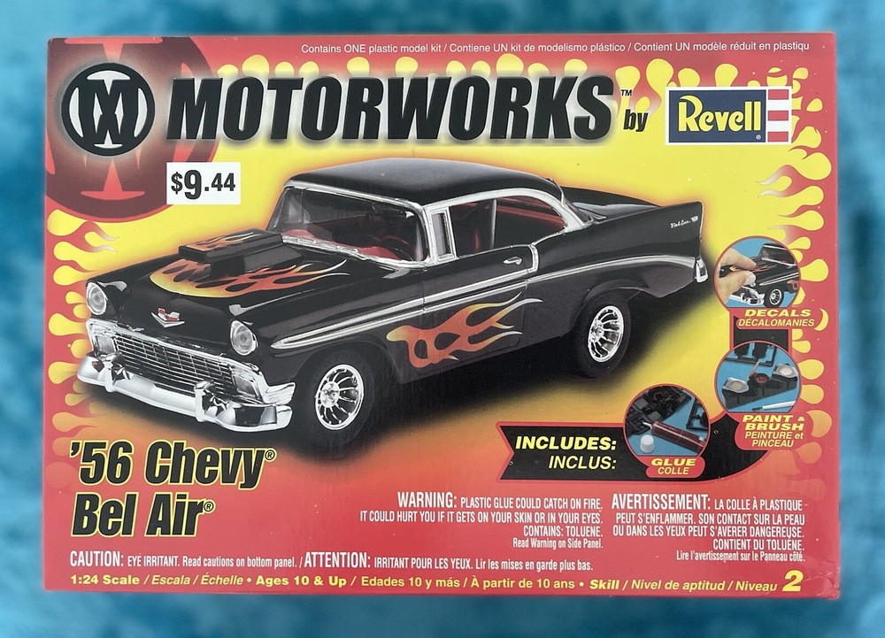 Motorworks ‘56 Chevy Bel Air Revell 85-1257 1/24 Scale