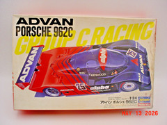 Hasegawa Advan Porsche 962C 1/24 Model Kit UPRM