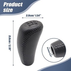 XQSMWF Gear Shift Knob 5 Speed Leather Compatible with Honda Acura