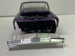 1/25-1/24 1962 CHEVROLET BEL AIR BUBBLE TOP BLACK BUILT PARTS MODEL CAR KIT