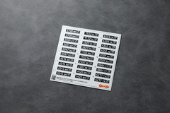 1:35 3D License Plates for scale model Modern Military Vehicles