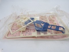 80’s Aoshima Japan Pull Back Top Spin Off Road Frame Buggy Model KIT NOS