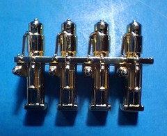 84 CADILLAC COUPE LOWRIDER – HYDRAULIC PUMPS – REVELL – MODEL CAR KIT PARTS LOT