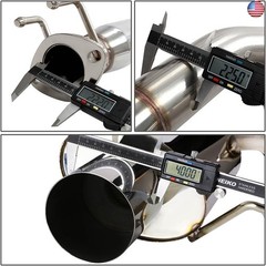 DNA MOTORING CBE-OE-ARSX-S Stainless Steel Cat Back Exhaust System [Compatible