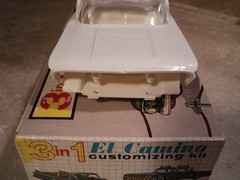 Antique 1/25 SMP 1960 El Camino 3in1 Customizing Kit Complete Minimally Started