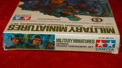 VINTAGE Tamiya German Panzer Grenadiers Set Made in Japan 1980’s SEALED BOX!