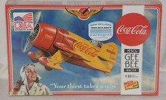 Lindberg 1930’s Coca Cola Gee Bee Racer Model Airplane Kit 1/32 # HL515/12