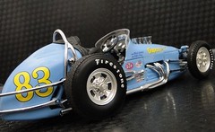 Hot Rod Race Car Formula 1 18 Racing Vintage 12Midget24 Custom Built Metal Model