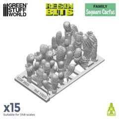 3D printed set – Saguaro Cactus – Resin Bits – Plants and Vegetation – Fantasy