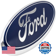 Ford 2007-2014 Edge Flex Taurus X Oem 9 Front Grille Blue Oval Emblem
