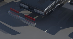 ABS-LIKE RESIN 3D PRINTED 1/25 1977 CHEVY IMPALA 4DR SEDAN KIT