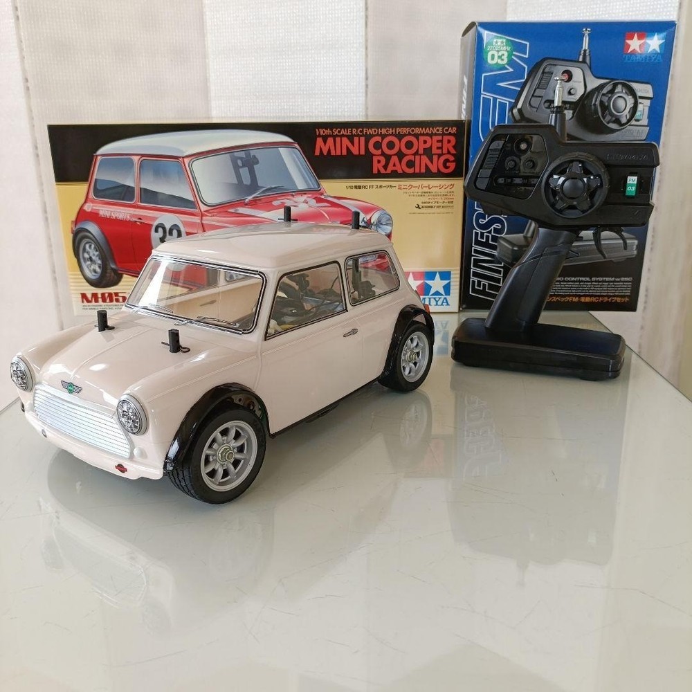Tamiya Mini Cooper Racing Rc Car 1/10 Scale Vintage Japanese Model Kit