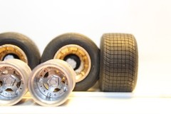W-3 Free set of wheels with your New model car dirt track tires 1/25 scale,