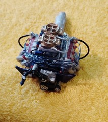 1/24 Vintage Pro Stock Detailed Ford 429, Tunnel Ram, Headers, Lenco Trans
