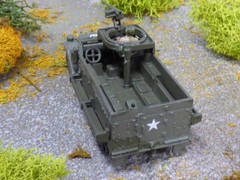 Roco Minitanks Pro Painted WWII US M-3 Halftrack W/50 Cal MG Lot#9468B©