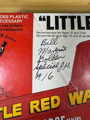LINDBERG – DODGE LITTLE RED WAGON 1:25 KIT #72158 – SEALED – AUTOGRAPHED #16