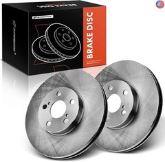 A-Premium 10.83 inch (275mm) Front Vented Disc Brake Rotors Compatible with