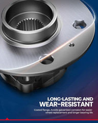 515206 2PCS Front Wheel Hub Bearing Compatible with Ram 2500 2019-2023, Ram 3500
