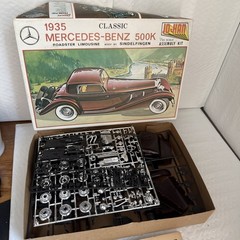 Jo-Han Model Kit 1935 Mercedes-Benz 500k 1/25 Scale complete unbuilt
